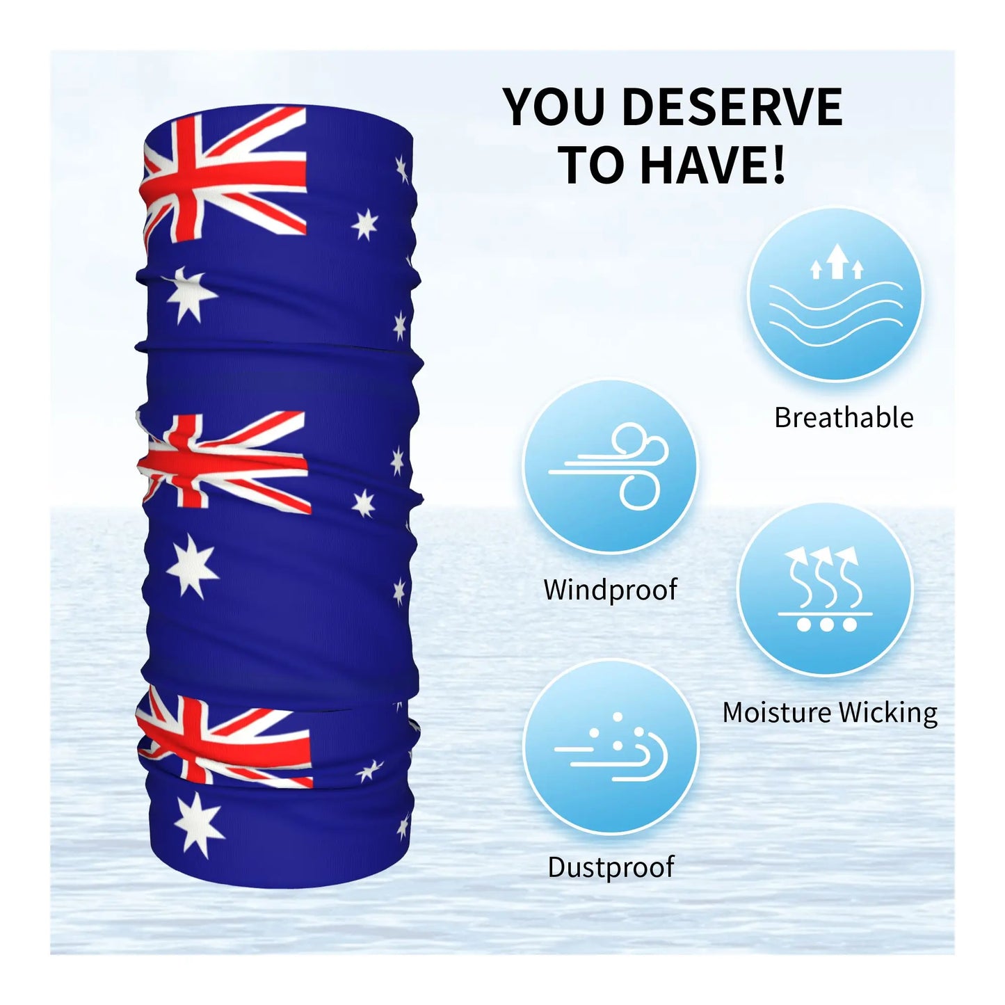 StrayaShield Flag Gaiter